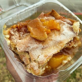 Soul Y Mex Kitchen - Peach cobbler - Southern Near Me - Houston, Texas Soul Y Mex Kitchen - Peach cobbler - Southern Near Me - Houston, Texas