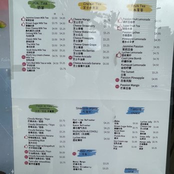 Fortune Tea - Menu - Bubble Tea Near Me - Honolulu, Hawaii Fortune Tea - Menu - Bubble Tea Near Me - Honolulu, Hawaii