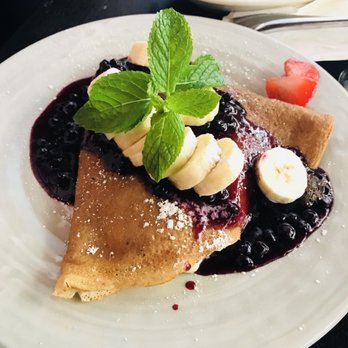 Blue Daisy - Mascarpone Crepe with Mixed Berry Sauce - Creperies Near Me - Santa Monica, California Blue Daisy - Mascarpone Crepe with Mixed Berry Sauce - Creperies Near Me - Santa Monica, California