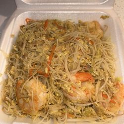 China Bistro - Singapore noodles with shrimp