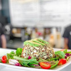 Vivel Crepes & Coffee - Quinoa Avocado Salad.
