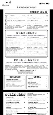 Menu photo 4 Madison Social Tallahassee, FL