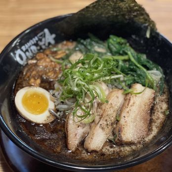 Onoya Ramen - Tonkotsu black garlic - Ramen Near Me - Honolulu, Hawaii Onoya Ramen - Tonkotsu black garlic - Ramen Near Me - Honolulu, Hawaii
