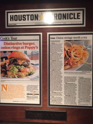 Menu photo 8 Pappy's Cafe Houston, TX