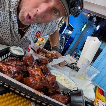 Triple J Tiki Hut - Sweet Thai chilli wings with a refreshing coke slaw - Bars Near Me - Seffner, Florida