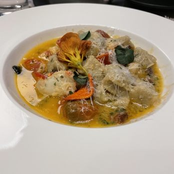Solstice - Butter poached lobster gnocchi - New American Near Me - Irvine, California Solstice - Butter poached lobster gnocchi - New American Near Me - Irvine, California