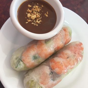 Pho Real - Doing egg rolls !! Fill with lettuce, noodles, shrimp and pork! Delicious!! - Vietnamese Near Me - Silver Spring, Maryland