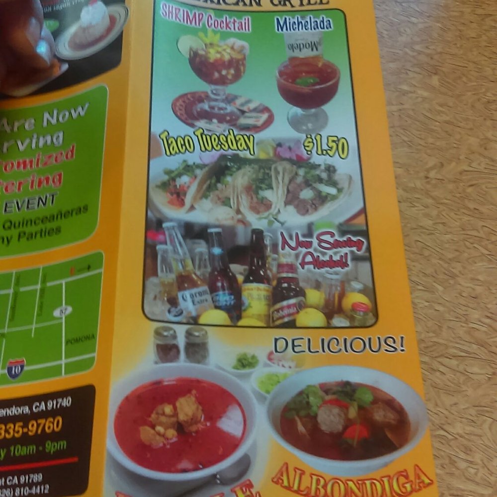 Osuna's Mexican Grill - To go menu - Tacos Near Me - Glendora, California