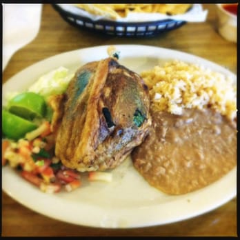 Cuquita's Restaurant - Chicken Chili Relleno - Mexican Near Me - Dallas, Texas