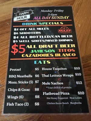 Menu photo 5 House Of Mules Folsom, CA