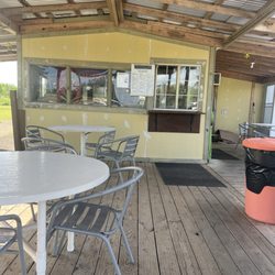 Under the patio