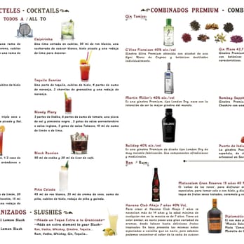 View Bar - Carta de Cócteles y Gin Tonics en Los Arenales del Sol - Cocktail Bars Near Me - Los Arenales del Sol, A View Bar - Carta de Cócteles y Gin Tonics en Los Arenales del Sol - Cocktail Bars Near Me - Los Arenales del Sol, A
