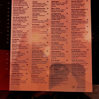 Mamasushi - Bronx - Roll Menu - Sushi Bars Near Me - Bronx, New York