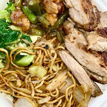 Panda Express - Chow Mein, Sweetfire Chicken Breast, Mixed Veggies, Teriyaki chicken - Chinese Near Me - Petaluma, California