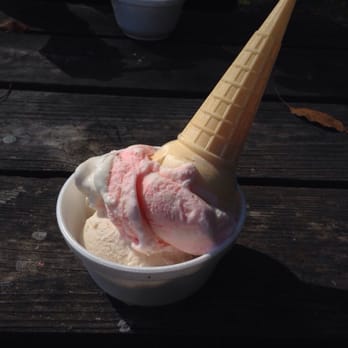 Meyer Dairy Store - Butter pecan and White House (cherries) - Ice Cream & Frozen Yogurt Near Me - State College, Pennsylvania