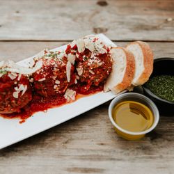 Strong's Brick Oven Pizzeria - Meatball Appetizer