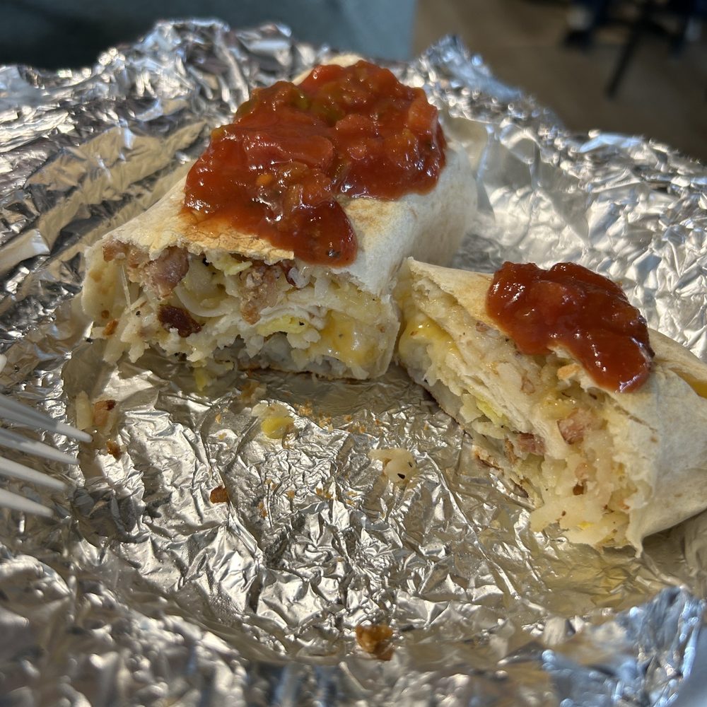 The Metropole - Breakfast burrito with salsa - Coffee & Tea Near Me - Weiser, Idaho The Metropole - Breakfast burrito with salsa - Coffee & Tea Near Me - Weiser, Idaho