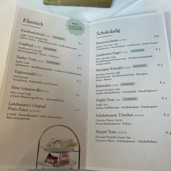 Café Landtmann - Menu - Cafes Near Me - Vienna, 9 Café Landtmann - Menu - Cafes Near Me - Vienna, 9