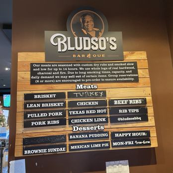 Bludso's BBQ - Menu - Barbeque Near Me - Los Angeles, California