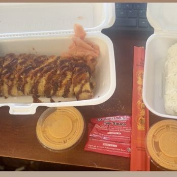 Hiro Hiro Sushi & Hibachi - Cowboy roll, Philadelphia roll and yum yum sauce - Japanese Near Me - Sallisaw, Oklahoma