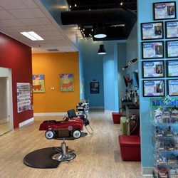 Pigtails & Crewcuts - Kids haircut area