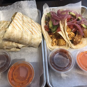 Groundwork Coffee - Egg burrito and vegan tacos - Coffee & Tea Near Me - Los Angeles, California