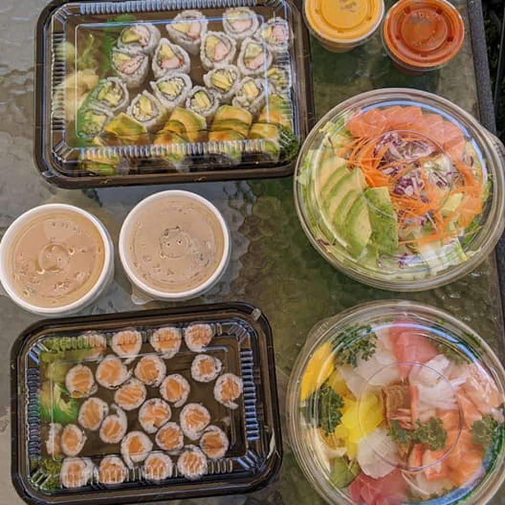 Sushi Take Out Enjoy - Green Dragon Rolls, Salmon Rolls, Avocado Salmon Salad - Sushi Bars Near Me - Flushing, New York Sushi Take Out Enjoy - Green Dragon Rolls, Salmon Rolls, Avocado Salmon Salad - Sushi Bars Near Me - Flushing, New York