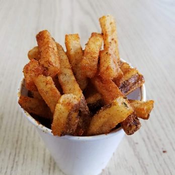 Five Guys - cajun fries compliment the burger so well for me - Burgers Near Me - Reno, Nevada Five Guys - cajun fries compliment the burger so well for me - Burgers Near Me - Reno, Nevada