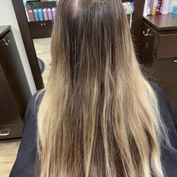 Before picture of hair