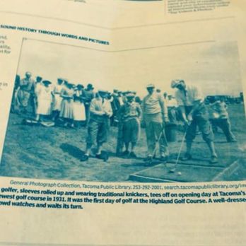 Highlands Golf Course - Old Tribune photo. - Golf Near Me - Tacoma, Washington