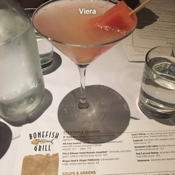Bonefish Grill - Watermelon Martini - Seafood Near Me - Viera, Florida Bonefish Grill - Watermelon Martini - Seafood Near Me - Viera, Florida