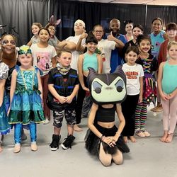 Level Up Dance Center - Nutcracker Rehearsal all dressed up Costume Week!