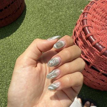 Wailea Nails & Spa - Gel X extensions with ombré cat eye polish - Nail Salons Near Me - Kihei, Hawaii Wailea Nails & Spa - Gel X extensions with ombré cat eye polish - Nail Salons Near Me - Kihei, Hawaii