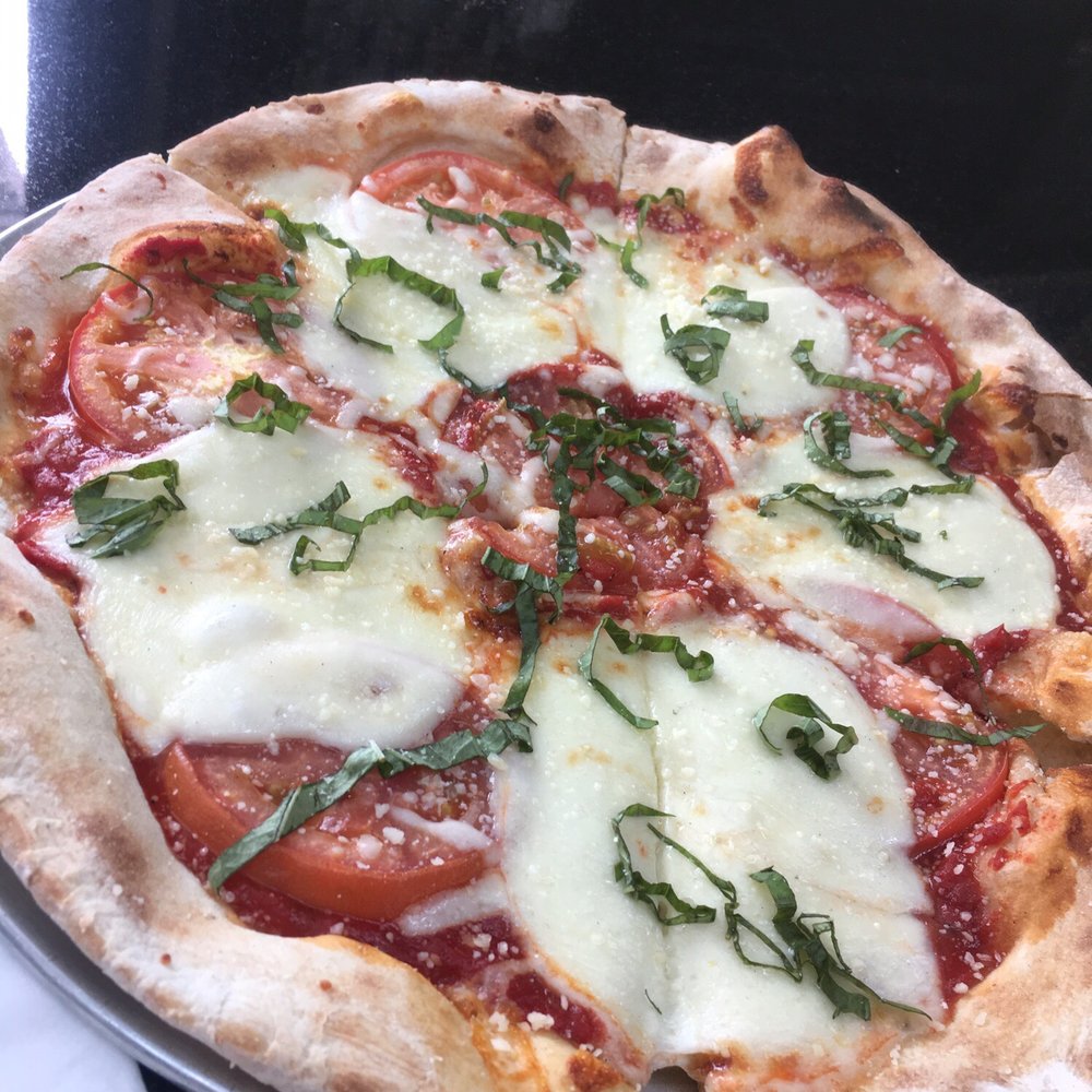 Greenhouse Wood Fired Grill - Margarita pizza - Irish Near Me - Mendon, Massachusetts