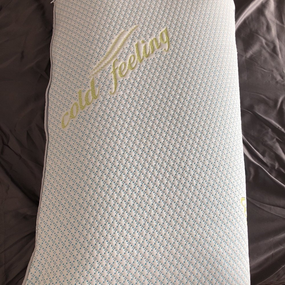 This pillow ....   stays cool allll night long!