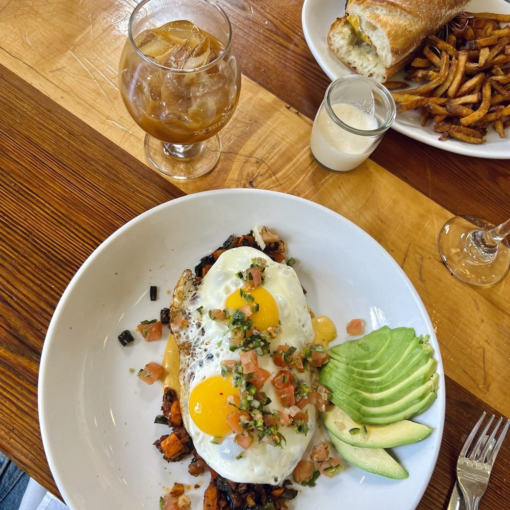 Merchants Pub & Plate - Chorizo and Sweet Potato Hash - New American Near Me - Lawrence, Kansas Merchants Pub & Plate - Chorizo and Sweet Potato Hash - New American Near Me - Lawrence, Kansas