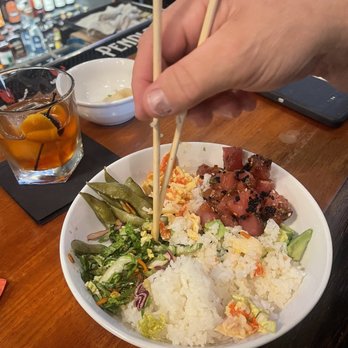 Market Street Blade And Barrel - Poke & Johnny Walker Old fashion - Steakhouses Near Me - Redding, California Market Street Blade And Barrel - Poke & Johnny Walker Old fashion - Steakhouses Near Me - Redding, California