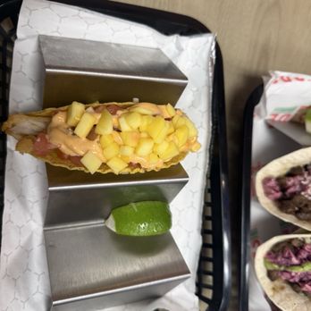 Curbside Mexican Grill - Plainview - Fish hard taco - Mexican Near Me - Plainview, New York