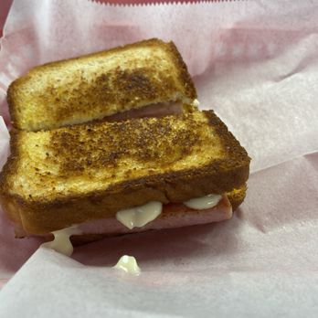 Franklinville Diner - Grilled ham and cheese sandwich with mayo. - Diners Near Me - Franklinville, North Carolina Franklinville Diner - Grilled ham and cheese sandwich with mayo. - Diners Near Me - Franklinville, North Carolina