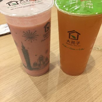 DaYung's Tea - Strawberry fresh milk and grapefruit green tea - Bubble Tea Near Me - Tempe, Arizona