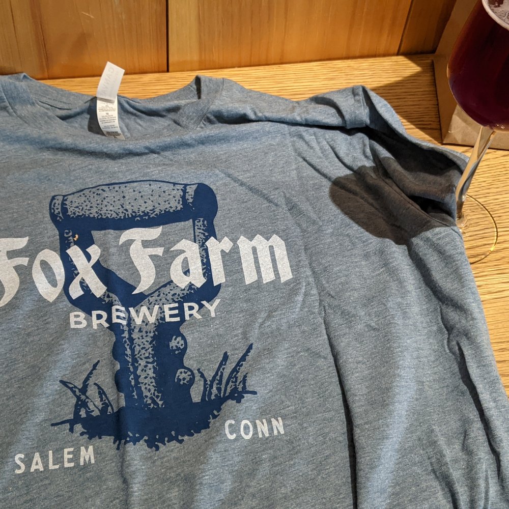 Fox Farm Brewery - Had to grab some merch - Breweries Near Me - Salem, Connecticut
