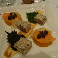Hostellerie du Royal Lieu - Thon mi cuit et purée de carotte