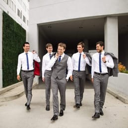 Empire made great suits for the groom and all of his groomsmen. Empire made great suits for the groom and all of his groomsmen.