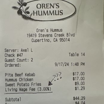 Oren's Hummus - Very funny??? - Mediterranean Near Me - Cupertino, California Oren's Hummus - Very funny??? - Mediterranean Near Me - Cupertino, California