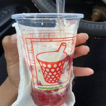 Infuzion Bubble Tea Bar - Strawberries and cream - Bubble Tea Near Me - Spring, Texas