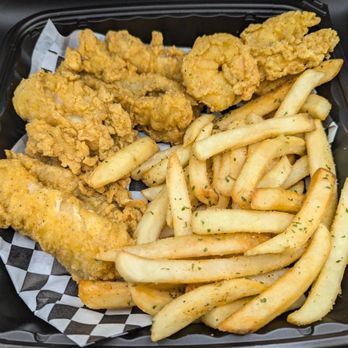 A La Clark Cuisine - Fried shrimp basket - Breakfast & Brunch Near Me - Los Angeles, California A La Clark Cuisine - Fried shrimp basket - Breakfast & Brunch Near Me - Los Angeles, California