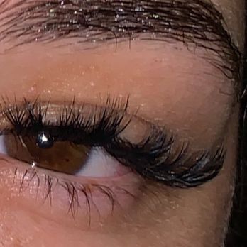 Happy 9 Lashes & Brows - Lots of big gaps from lashes falling out. Should be full - Eyelash Service Near Me - Buena Park, California