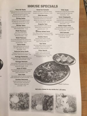 Menu photo 5 La Pinata Mexican Restaurant Meridian, MS