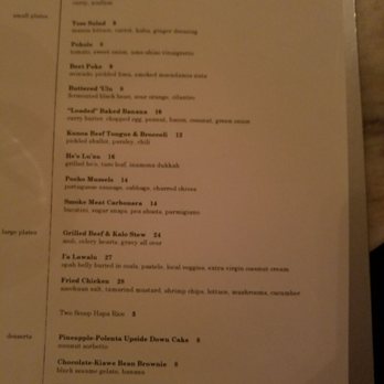 Mud Hen Water - Menu - Hawaiian Near Me - Honolulu, Hawaii Mud Hen Water - Menu - Hawaiian Near Me - Honolulu, Hawaii