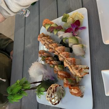 Taku Sushi - 12. Rainbow Roll - Japanese Near Me - Commerce City, Colorado Taku Sushi - 12. Rainbow Roll - Japanese Near Me - Commerce City, Colorado